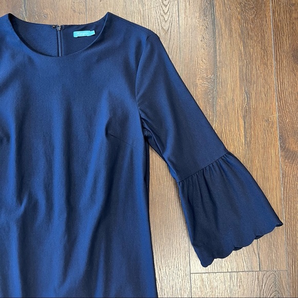 J. McLaughin Elle Navy 3/4 dress SZ 6 - Picture 4 of 8